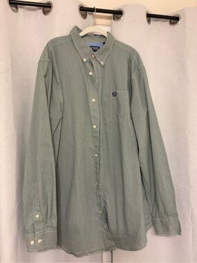 Chaps Men's Button-Down Long Sleeve Shirt
